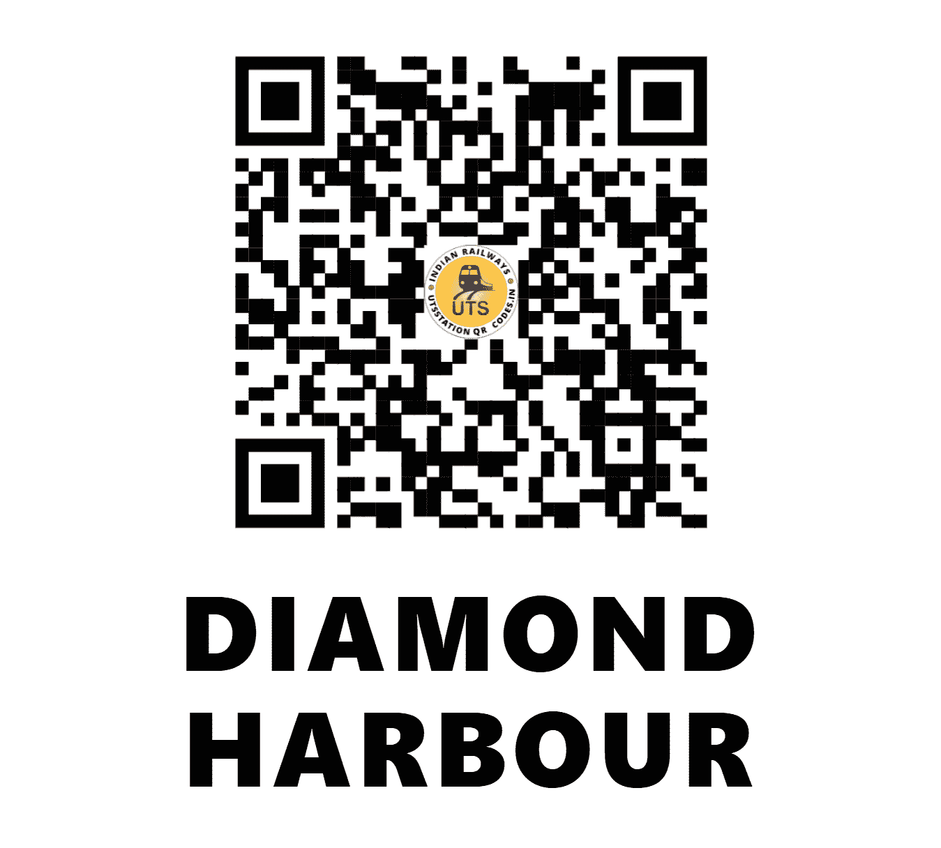 UTS QR Code for DIAMOND HARBOUR - DH - ER (WEST BENGAL)